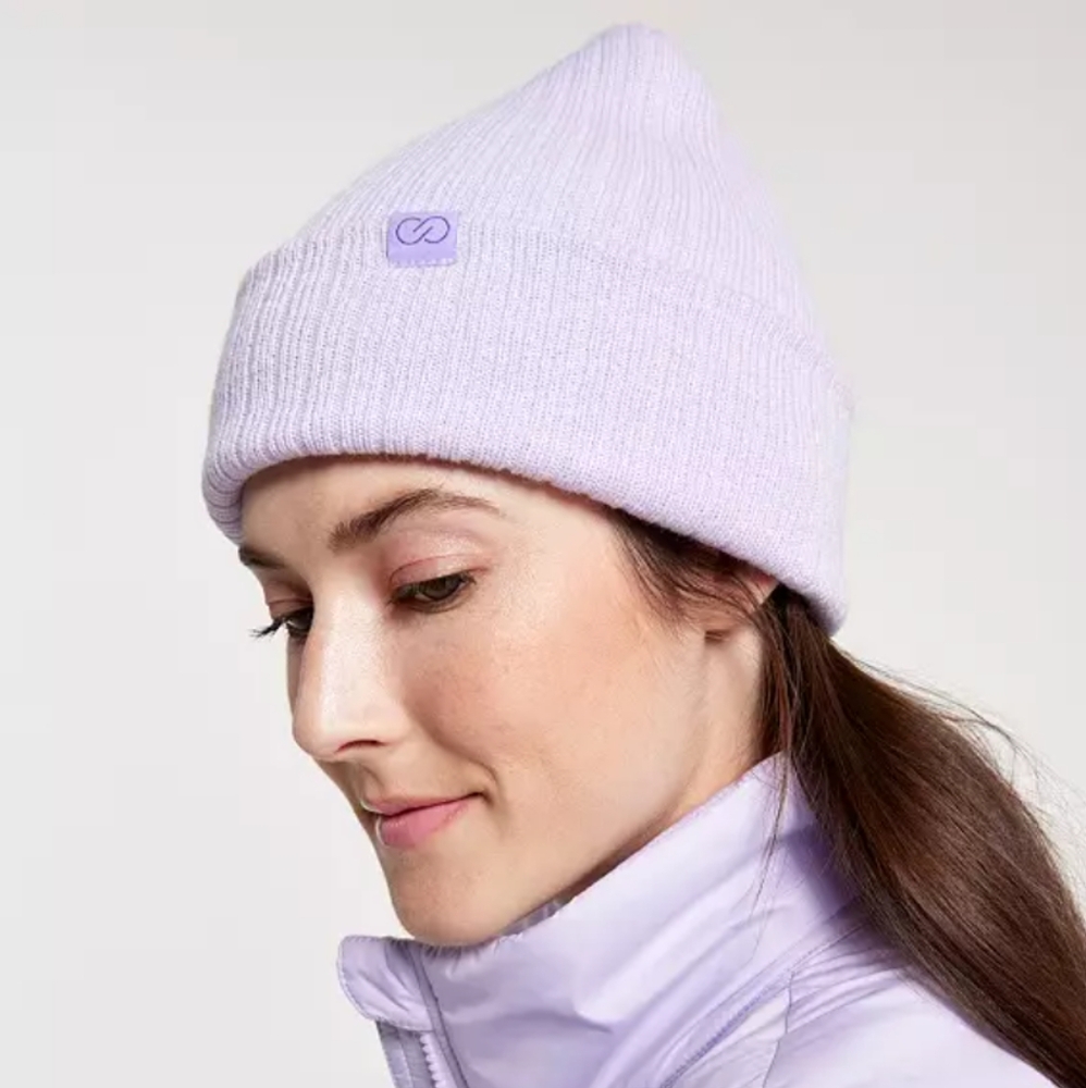 CALIA Lilac Ribbed Beanie - Picture 3 of 5